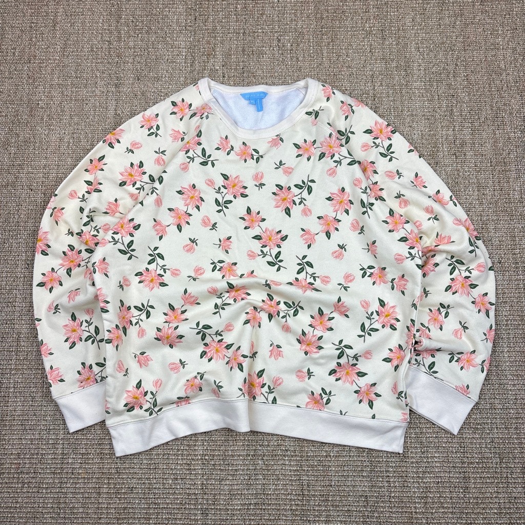 Draper James Natalie Sweatshirt | Xl | Magnolia Floral